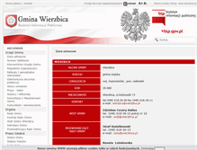 Tablet Screenshot of bip.wierzbica.pl